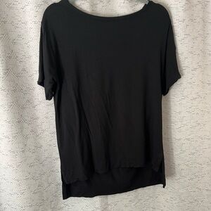 Rachel Zoe model/spandex high low t shirt